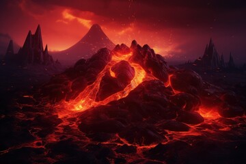Volcanic Eruption: A 99% Photorealistic Display in 8K