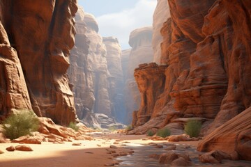 Crystal Canyon Dreams: 8K Hyper-Realistic Landscape
