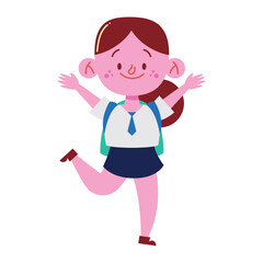 student back to school illustration