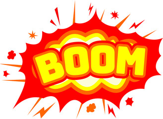 explosion comic icon © sugix