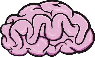 illustration of brain human