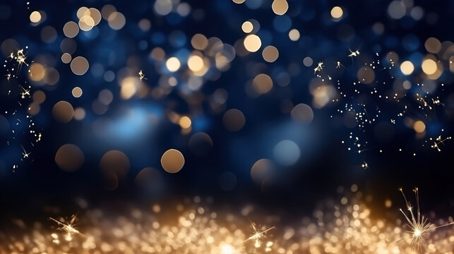 Abstract image background bokeh lights focus fuzzy. Generative Ai