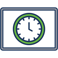 website icons time clock