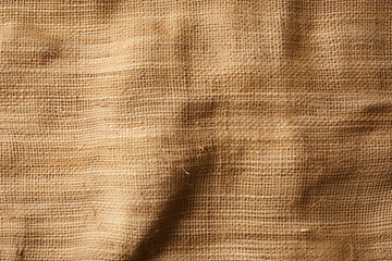 Jute hessian sackcloth canvas woven texture pattern background light brown color