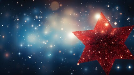 background with a christmas star