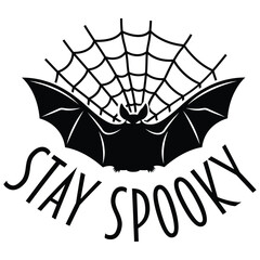Stay Spooky - Happy Halloween T shirt And SVG Design, Happy Halloween, thanksgiving SVG Quotes Design, Vector EPS Editable Files Bundle, can you download this Design.