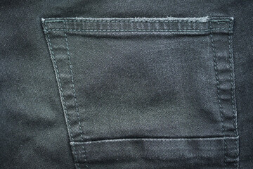 black denim clothing texture background, textile of pants fashion - obrazy, fototapety, plakaty
