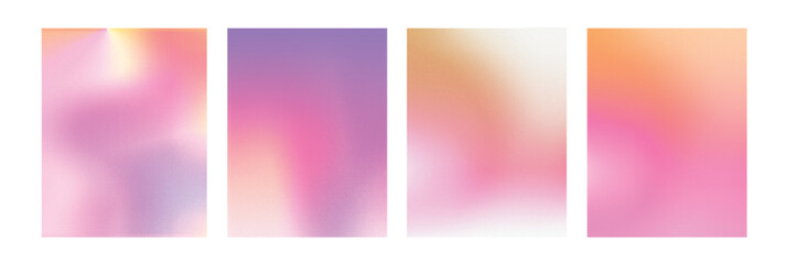 Blurred colored abstract background multicolor. iridescent colors, Colorful gradient, mesh, Gradation . blurred background. Light color. soft color purple, pink,  Vector gradient on white background