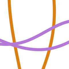 Orange purple lines abstract background 