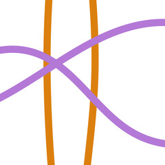 Orange purple lines abstract background 