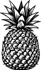 Obraz premium pineapple fruit cartoon