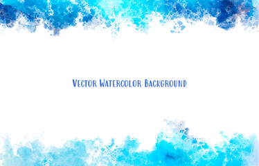 watercolor splash background (blue)