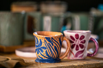 cup of coffee on the table