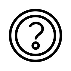 Question Icon Vector Symbol Design Illustration