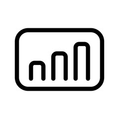 Graph Icon Vector Symbol Design Illustration