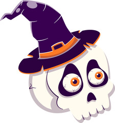 Skeleton Halloween Illustration