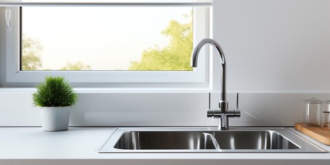 Modern and clean dishwasher