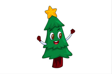 Christmas Stuff Character Design Illustration