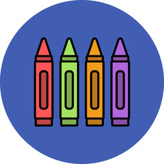 Crayons Icon