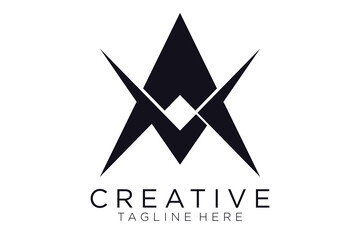 Simple Initial Letter A Logo. Business and Branding Logos. Flat Vector Logo Design Template Element