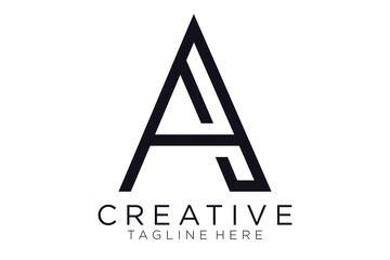 Letter A logo icon design template elements vector