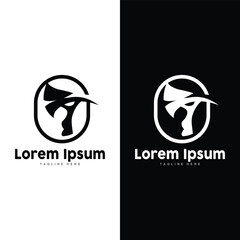 Axe Logo, Wood Cutting Tool, Lumberjack Vector, Simple Minimalist Design, Symbol Template