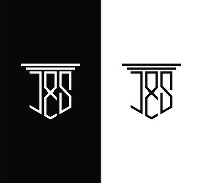 Monogram Letter J&S Logo Design Vector