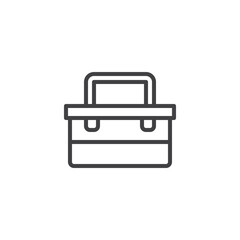Tool box line icon