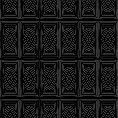 A repeat pattern of white dots on a black background. Simple texture for posters, sites, business cards, covers.