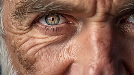 Poster Im Rahmen An eye of old person © valgabir