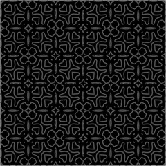 A repeat pattern of white dots on a black background. Simple texture for posters, sites, business cards, covers.