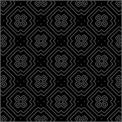 A repeat pattern of white dots on a black background. Simple texture for posters, sites, business cards, covers.