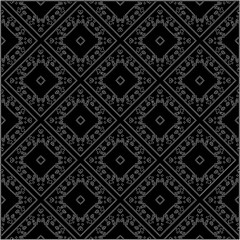 A repeat pattern of white dots on a black background. Simple texture for posters, sites, business cards, covers.