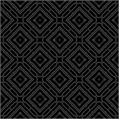 A repeat pattern of white dots on a black background. Simple texture for posters, sites, business cards, covers.