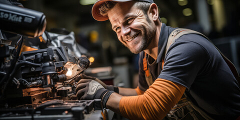 Machinery & Precision: Portrait of a Buffing Set-Up Expert.