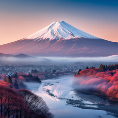 神秘的な富士山 | Mystical Mt.Fuji Generative AI
