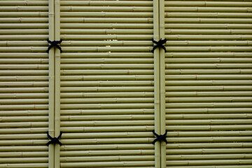 竹仕様マットと竹の線の背景ブラインドパターン