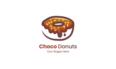 Donut Logo, for shops, cafes, restaurants and businesses