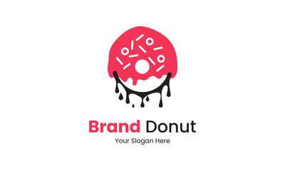 Donut Logo, for shops, cafes, restaurants and businesses