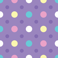 seamless polka pattern