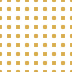 Polka dot pattern vector. gold polka dots