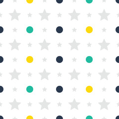 pattern with stars and circles