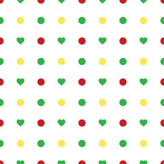 seamless pattern with colorful balls