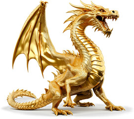 golden dragon on black