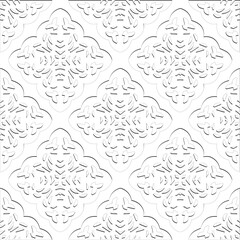  Abstract  background with figures from lines. Black and white texture for web page, textures, card, poster, fabric, textile. Monochrome pattern. Repeating design.