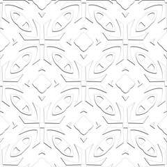  Abstract  background with figures from lines. Black and white texture for web page, textures, card, poster, fabric, textile. Monochrome pattern. Repeating design.