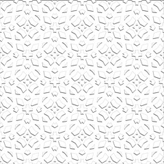  Abstract  background with figures from lines. Black and white texture for web page, textures, card, poster, fabric, textile. Monochrome pattern. Repeating design.