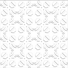  Abstract  background with figures from lines. Black and white texture for web page, textures, card, poster, fabric, textile. Monochrome pattern. Repeating design.