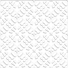 Abstract  background with figures from lines. Black and white texture for web page, textures, card, poster, fabric, textile. Monochrome pattern. Repeating design.