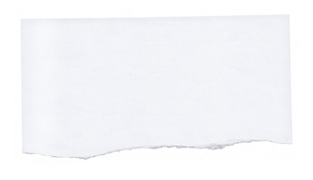 transparent ripped paper edge 